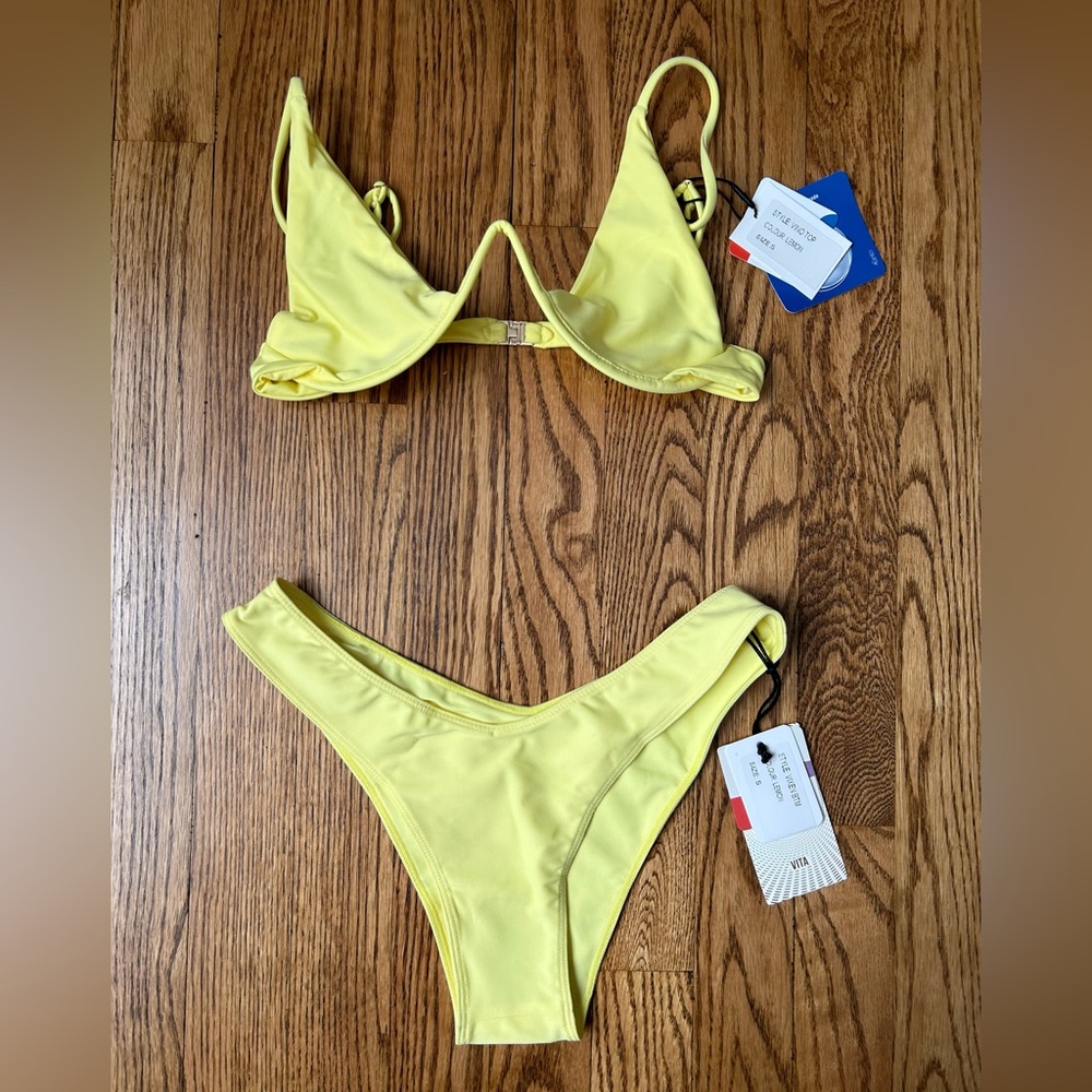 Bamba Swim Vino Bikini Top and Vixen Bottoms